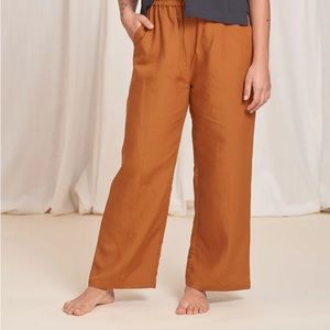 TRADLANDS PALOMA LINEN PANT SIENNA